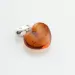 Baltic Amber Heart Pendant Charm