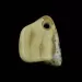 Baltic Amber Medallion pendant with hole