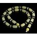Butter cylinder beads Baltic amber necklace 41cm