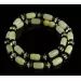 Butter cylinder beads Baltic amber necklace 41cm