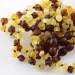 Multi BAROQUE Baby teething Baltic amber bracelet