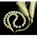 Islamic 33 Prayer White ROUND Baltic amber 7MM beads