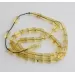 Islamic 33 BARREL Prayer BALTIC AMBER Beads Muslim Rosary