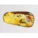 Swarm Insect inclusions in Baltic amber fossil big stone