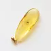 Fly Insect in Carved Amulet Baltic amber fossil pendant