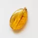 Spider Insect in Carved Amulet Baltic amber fossil pendant