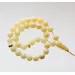Islamic 33 Prayer Milk ROUND Baltic amber 8MM beads