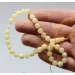 Islamic 33 Prayer Milk ROUND Baltic amber 7MM beads