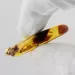 Baltic amber silver pendant w insect inclusion