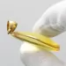 Drop Baltic amber pendulum pendant w insect inclusion