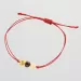 Red String Baltic Amber Bracelet for Adults