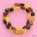 Raw Baltic Amber Teething Necklace for Baby