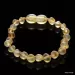 Raw Baltic Amber Teething Bracelet for Babies