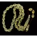 Islamic 33 Prayer Carved OLIVE Baltic amber beads rosary
