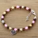 Heart Baltic Amber Anklet Gemstone Bracelet for Adults