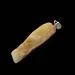 Free-form Natural Baltic Amber Silver Pendant