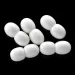 100 Twist screw white clasps