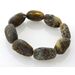 Large Raw Baltic amber beads stretch bracelet 20cm