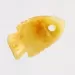 Baltic Amber figurine FISH Pendant Charm