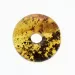 Donut shape Baltic amber pendant medallion