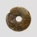 Donut shape Baltic amber pendant medallion
