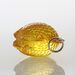 Honey Baltic Amber figurine FISH Pendant Silver Charm