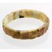 Rough Squares Baltic amber stretch bracelet 20cm