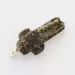 Dark Cross Baltic Amber Silver Pendant