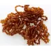 10 Raw Cognac BAROQUE Baltic amber teething bracelets 14cm