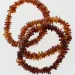 Cognac Chips Baltic Amber Stretch Bracelet 18cm