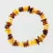 Multi Chips Baltic Amber Stretch Bracelet 18cm