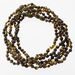 5 Dark ROUND Baltic amber teething necklaces 33cm