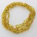 5 Honey BAROQUE Baltic amber adult necklaces 53cm
