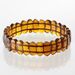 Sparkling pieces Baltic amber stretchy bracelet 18cm