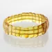 Sparkling pieces Baltic amber stretchy bracelet 18cm