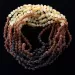 10 Raw Rainbow BAROQUE Baby teething Baltic amber necklaces 32cm