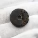 Raw Donut shape Baltic amber pendant medallion