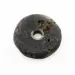 Raw Donut shape Baltic amber pendant medallion