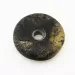 Raw Donut shape Baltic amber pendant medallion
