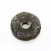 Raw Donut shape Baltic amber pendant medallion