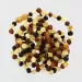 10 Raw Multi BAROQUE Baltic amber teething bracelets 15cm