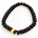 Cherry Buttons beads Baltic amber stretch bracelet 19cm