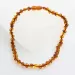 Cognac Baltic Amber Teething Necklace For Babies
