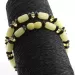 Butter cylinder beads Baltic amber necklace 41cm