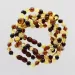 5 Multi BAROQUE Baltic amber adult bracelets 20cm