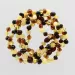 5 Multi BAROQUE Baltic amber adult bracelets 20cm