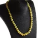 Milk BAROQUE beads Baltic amber necklace 45cm