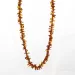 Cognac Thorns Baltic amber Nuggets Necklace 62cm