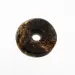Donut shape Baltic amber pendant medallion