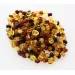 5 Multi BAROQUE Baltic amber adult bracelets 19cm